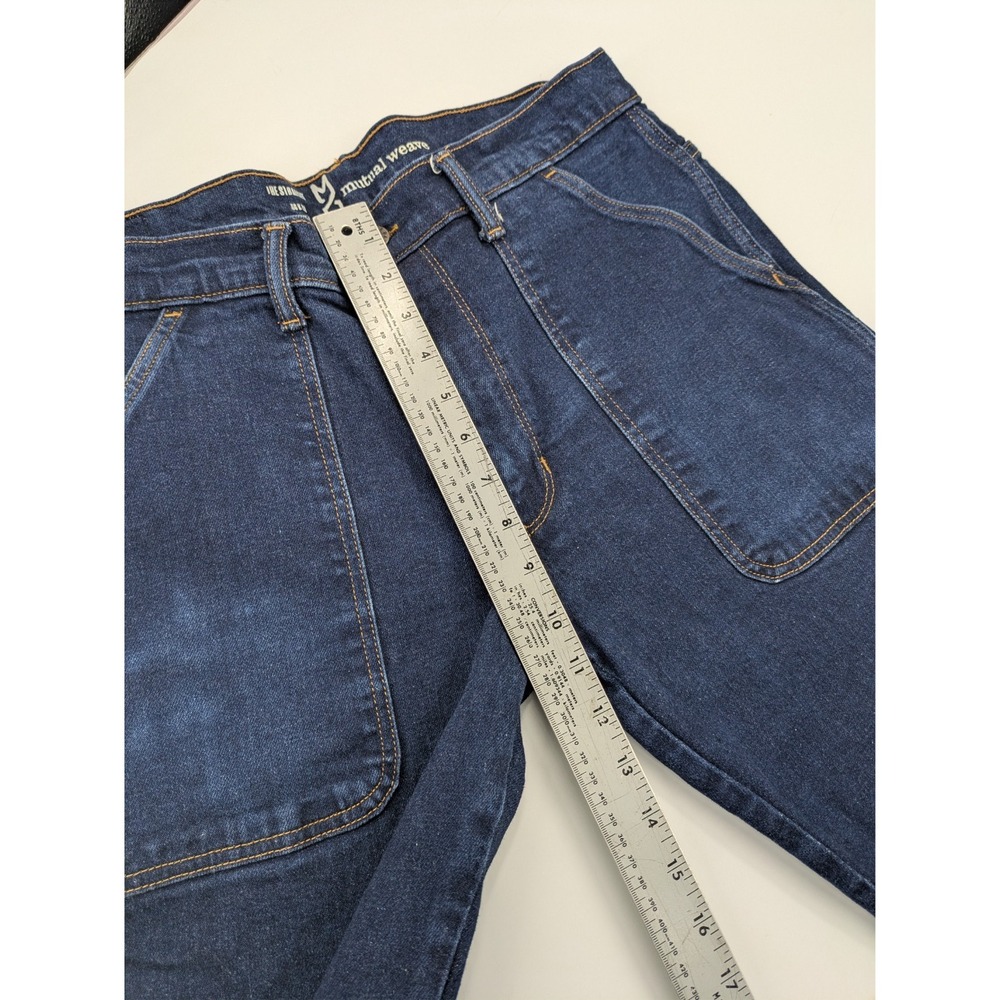 Mutual Weave The Straight Utility Jeans Men's Size 36x30 Dark Wash - Picture 4 of 8